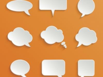 Speech bubbles